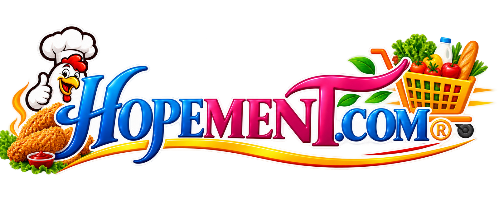 hopement fast food and grocery logo